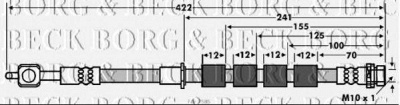 BORG & BECK bbh7585 -  Тормозной шланг
